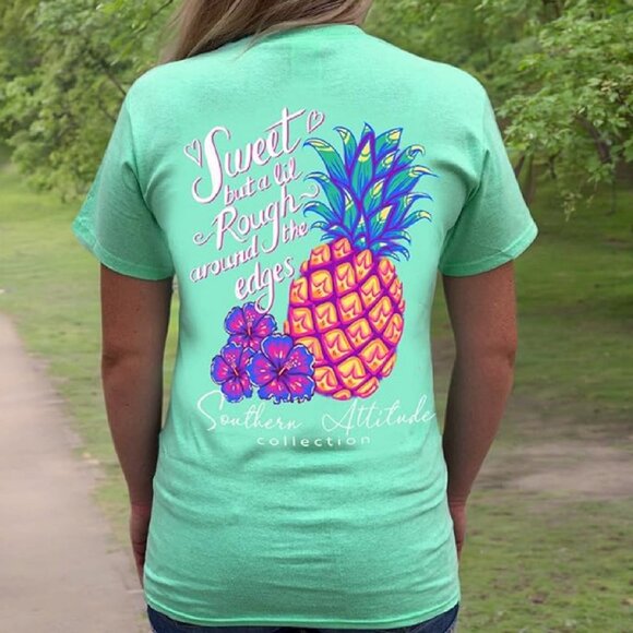 Sweet But a Lil Rough Around the Edges Short Sleeve T-Shirt NEW Fast Ship - Picture 1 of 6
